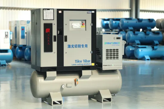 Screw Type 7.5kw 10bar Air Compressor with CE for Industrial Direct Driven Air Compressor